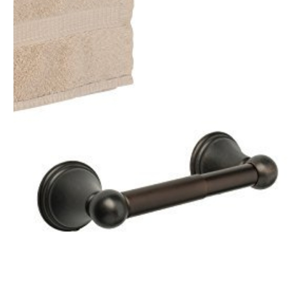 NWT OIL RUBBED BRONZE TOILET PAPER HOLDER.